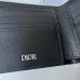 DIOR MEN Diorissimo Pattern Embossed Leather Bifold Wallet #A50111