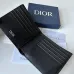 DIOR MEN Diorissimo Pattern Embossed Leather Bifold Wallet #A50111