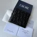 DIOR MEN Diorissimo Pattern Embossed Leather Bifold Wallet #A50111
