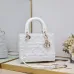 Dior Bag Graphic Cannage Calfskin Black/White #A48775
