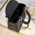 Dior Bag Graphic Cannage Calfskin Black/White #A48775