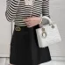 Dior Bag Graphic Cannage Calfskin Black/White #A48775