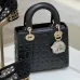 Dior Bag Graphic Cannage Calfskin Black/White #A48775