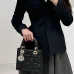 Dior Bag Graphic Cannage Calfskin Black/White #A48775