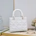 Dior Bag Graphic Cannage Calfskin Black/White #A48775
