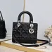 Dior Bag Graphic Cannage Calfskin Black/White #A48775