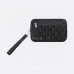 Dior Black CD Diamond Coated Canvas and Leather Toiletry #A50083