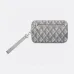 Dior Black CD Diamond Coated Canvas and Leather Toiletry #A50083