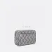 Dior Black CD Diamond Coated Canvas and Leather Toiletry #A50083