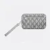 Dior Black CD Diamond Coated Canvas and Leather Toiletry #A50083