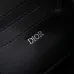 Dior Black CD Diamond Coated Canvas and Leather Toiletry #A50083