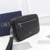 Dior Black CD Diamond Coated Canvas and Leather Toiletry #A50083