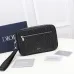 Dior Black CD Diamond Coated Canvas and Leather Toiletry #A50083