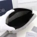 Dior Black CD Diamond Coated Canvas and Leather Toiletry #A50083