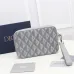 Dior Black CD Diamond Coated Canvas and Leather Toiletry #A50083