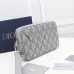 Dior Black CD Diamond Coated Canvas and Leather Toiletry #A50083