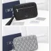 Dior Black CD Diamond Coated Canvas and Leather Toiletry #A50083
