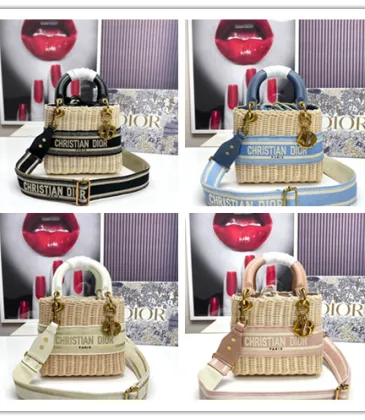 Dior Handbags Wicker Book Tote size:24×20×11cm #A53707