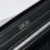Dior OBLIQUE Zippy Wallet - Black #A50109