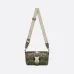 Dior Olive Green Diamond Coated Canvas and Leather #A50081