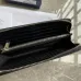 Dior Wallet Leather Gray Oblique Galaxy Long Zip Wallet #A50110