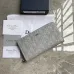 Dior Wallet Leather Gray Oblique Galaxy Long Zip Wallet #A50110