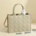 Medium Dior Book Tote Black Macrocannage Calfskin #A50088