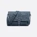 Medium Dior Daily Messenger Bag with Flap Navy Blue Dior size:28×18×9.5cm #A53899
