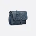 Medium Dior Daily Messenger Bag with Flap Navy Blue Dior size:28×18×9.5cm #A53899