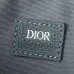 Medium East-West Tote Bag Deep Gray Dior Gravity Leather and Deep Gray Grained Calfs #A50073