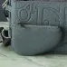 Medium East-West Tote Bag Deep Gray Dior Gravity Leather and Deep Gray Grained Calfs #A50073