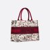 New Dior AAA+ Handbag Dior Chinese Valentine's Book Tote canvas tote embroidered Graffiti tote bag #99116984