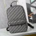 Rider Backpack Beige and Black Dior Oblique Jacquard #A50077