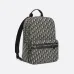 Rider Backpack Beige and Black Dior Oblique Jacquard #A50077