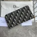 Saddle Zipped Long Wallet Black Grained Calfskin #A50106