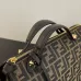By The Way Soft Medium Fabric Brown Size:29×13×17cm #A49094
