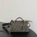 By The Way Soft Medium Fabric Brown Size:29×13×17cm #A49094