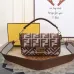 Fendi Handbag Baguette FF logo Size:26×13×6cm #A48146