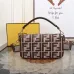Fendi Handbag Baguette FF logo Size:26×13×6cm #A48146