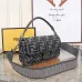 Fendi Handbag Baguette FF logo Size:26×13×6cm #A48146