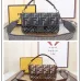Fendi Handbag Baguette FF logo Size:26×13×6cm #A48146