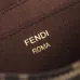 Fendi Handbag C'mon Small Fabric Brown Size:21x6.5x20cm #A49099
