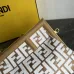 Fendi Handbag FF Embroidery Size:26x9.5x18cm #A48118