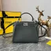 Fendi Handbag Peekaboo Mini Cuoio Romano leather Size:23*18*11cm #A49095