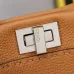Fendi Handbag Peekaboo Mini Cuoio Romano leather Size:23*18*11cm #A49095