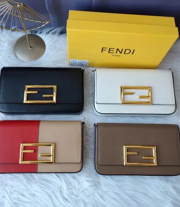 Fendi Mini handbag with flip and snap closure Pequin fabric back and flat pocket bag #A26242