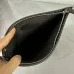 Fendi Pouch: Sleek Black Leather, Minimalist Logo, Redefining Timeless Elegance size:30×20cm #A54204