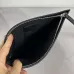 Fendi Pouch: Sleek Black Leather, Minimalist Logo, Redefining Timeless Elegance size:30×20cm #A54204