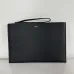 Fendi Pouch: Sleek Black Leather, Minimalist Logo, Redefining Timeless Elegance size:30×20cm #A54204