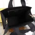 Replica Fendi Tote Textured Canvas Gold Logo Greek Key Bag Epitomizing Timeless Luxury size:35×17×31cm #A54202